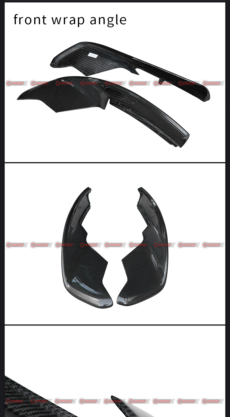 &Aacute;ngulo de envoltura del parachoques delantero