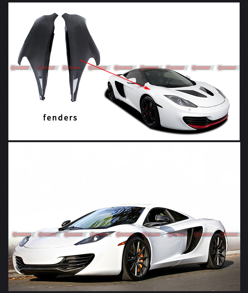 guardabarros delanteros oem mclaren mp4