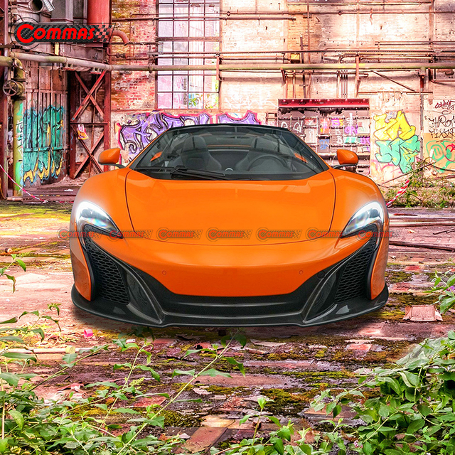 Labio delantero de fibra de carbono estilo OEM para Mclaren 650S