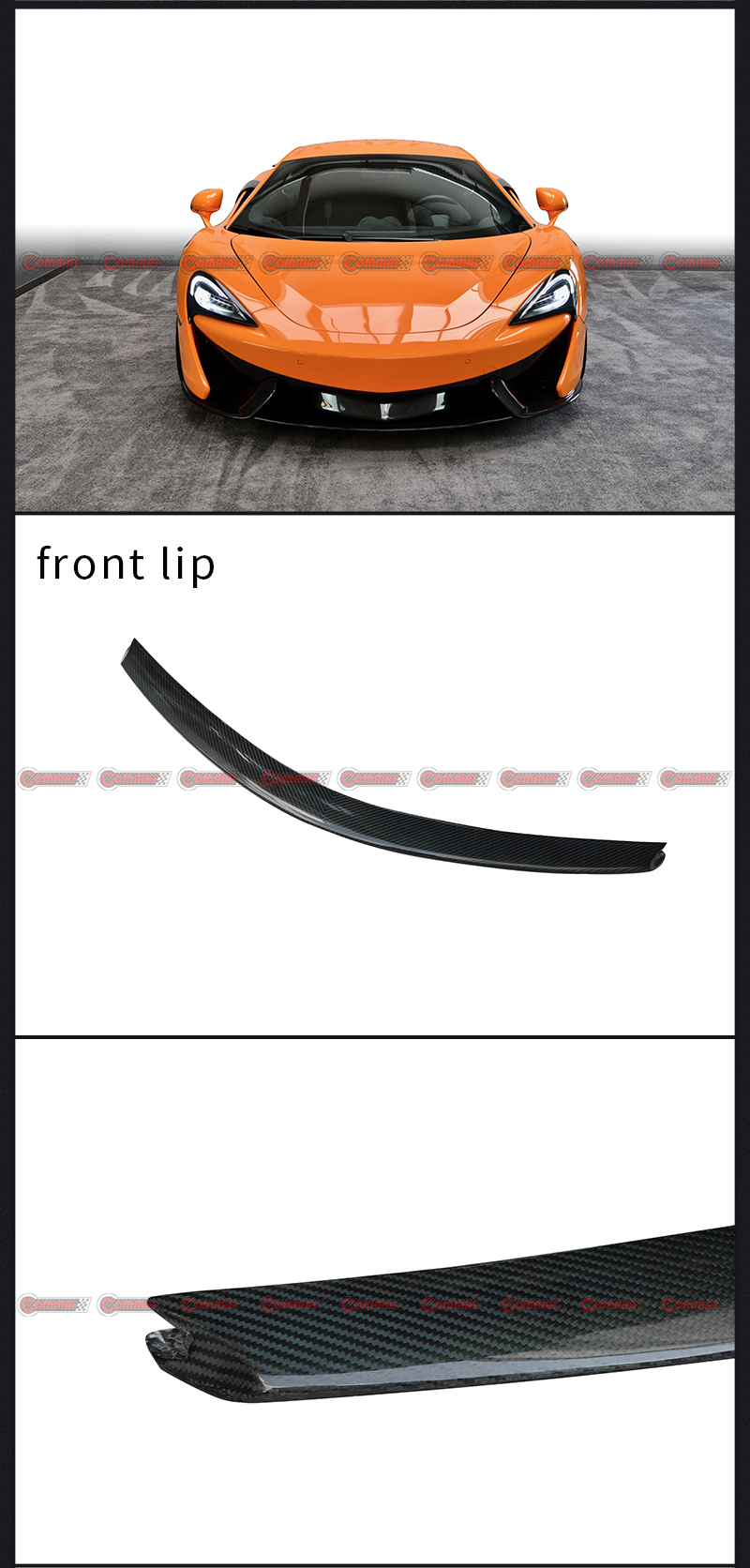 Labio delantero novitec mclaren 540c