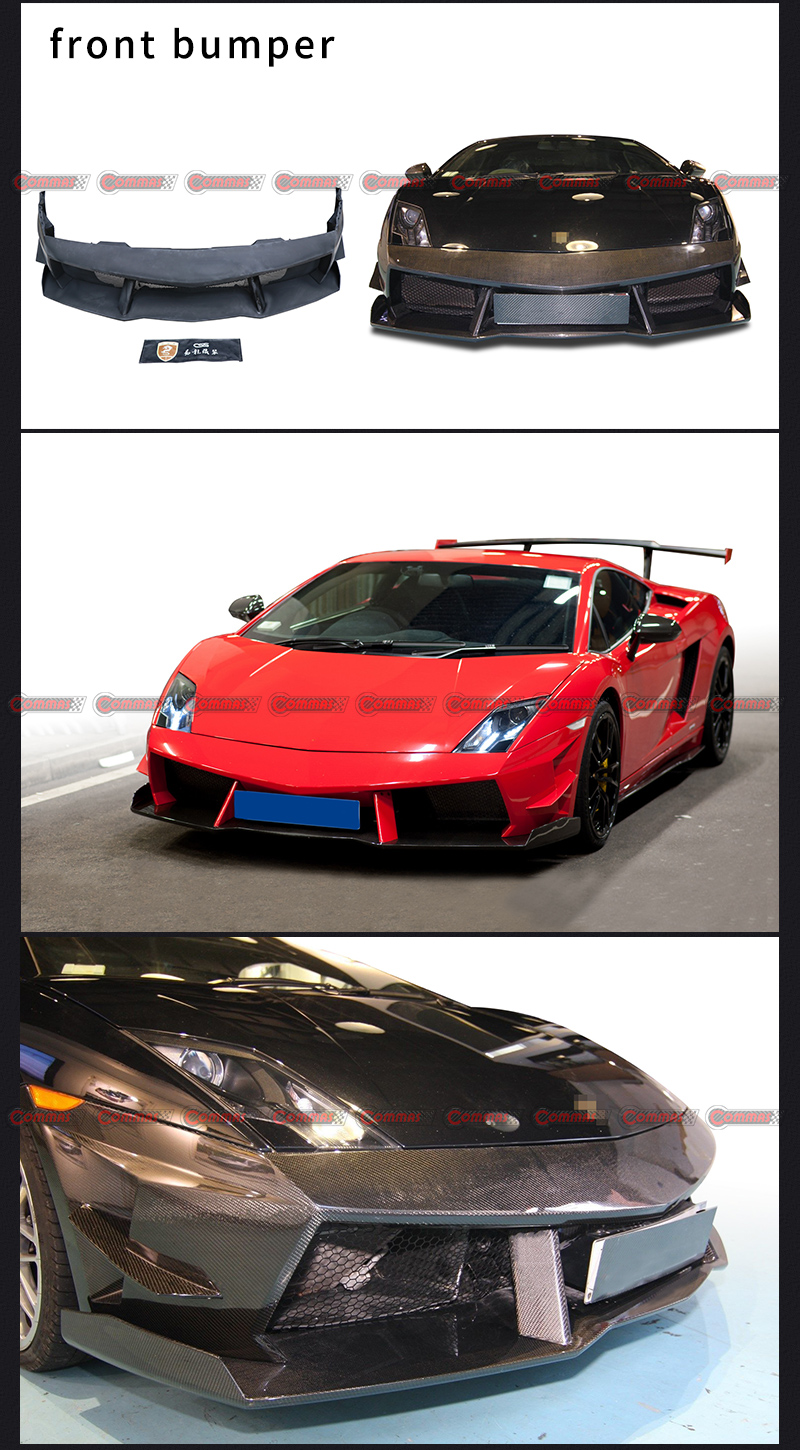 parachoques delantero lambroghini gallardo rz