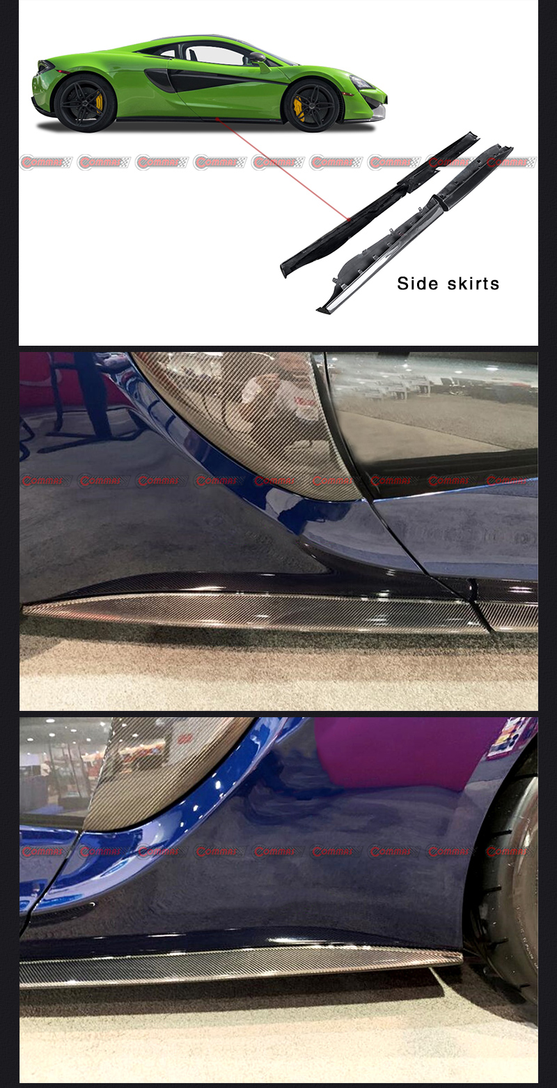 Faldones laterales OEM McLaren 540C-570S