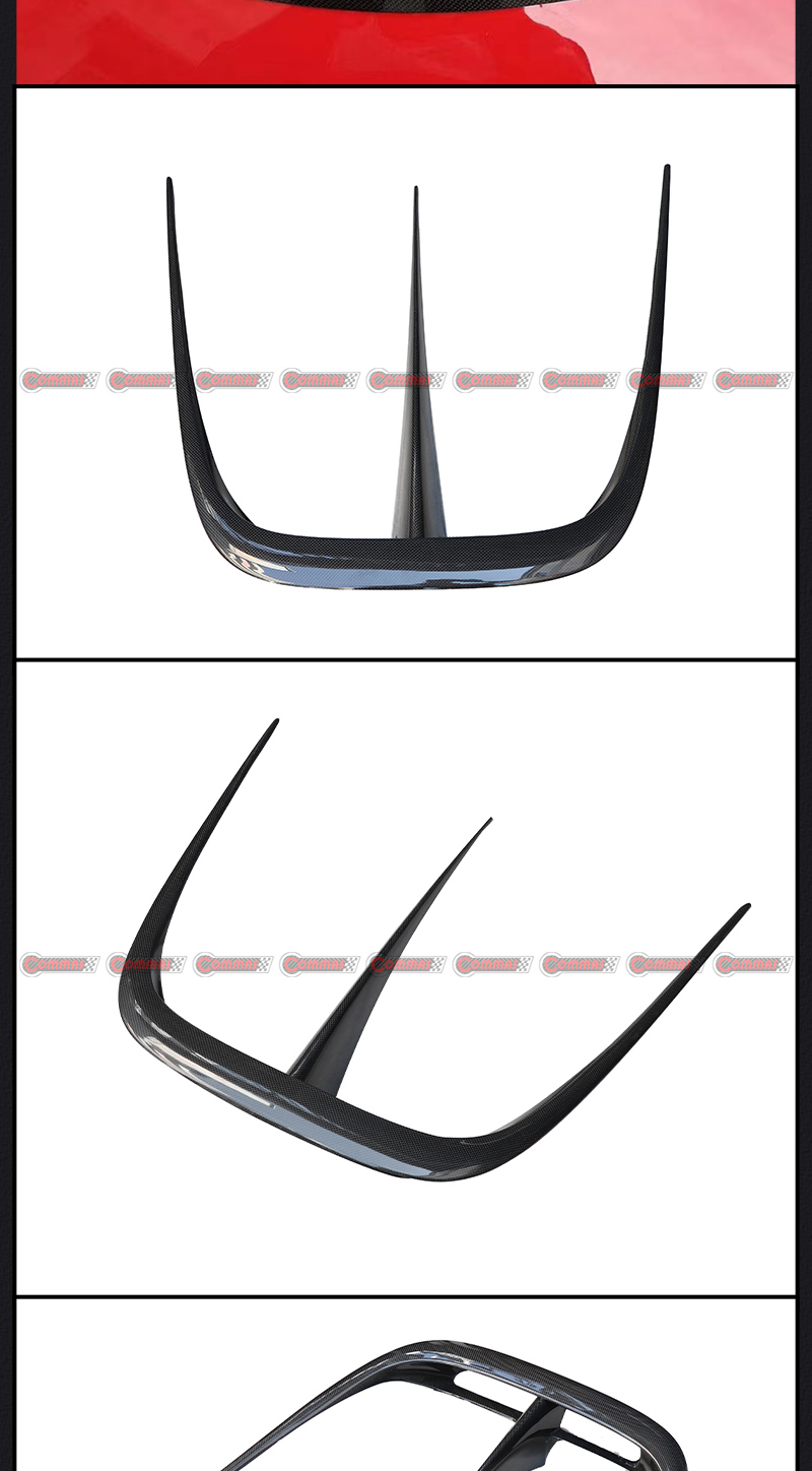 embellecedores de la cubierta del motor f8 mansory