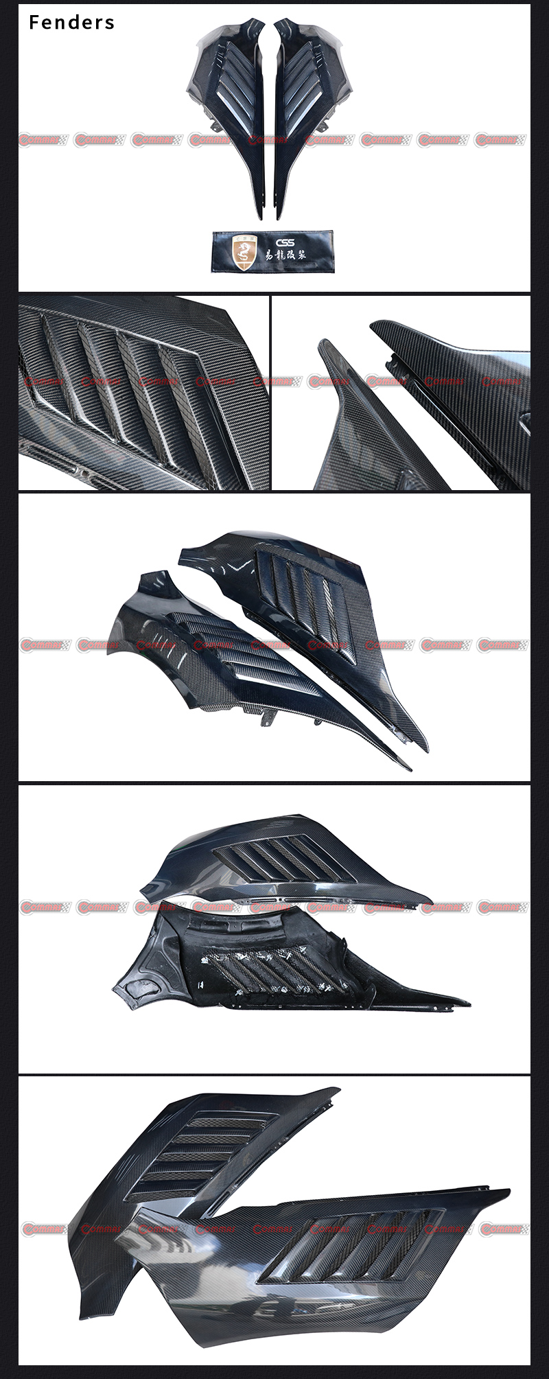 Guardabarros estilo gt3 mclaren mp4 12c