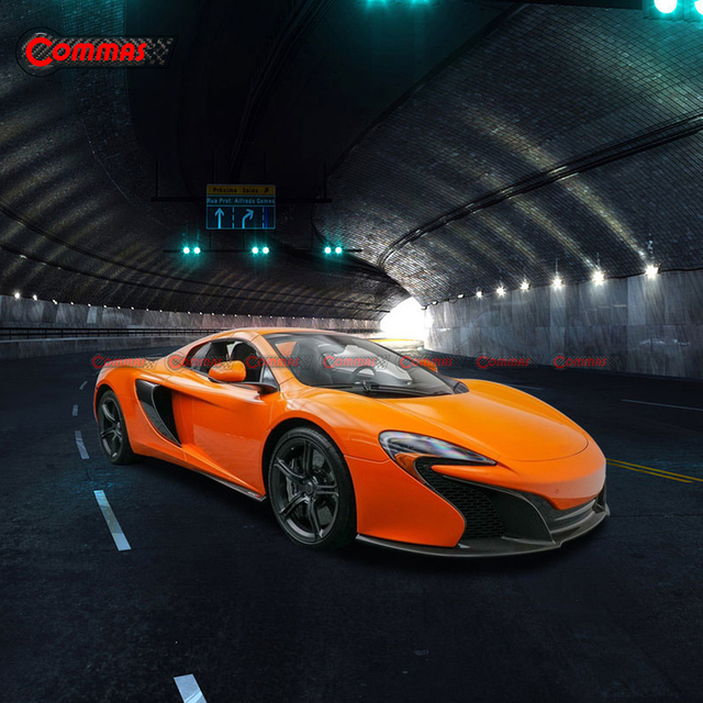 Faldón lateral de fibra de carbono estilo OEM para Mclaren 650S