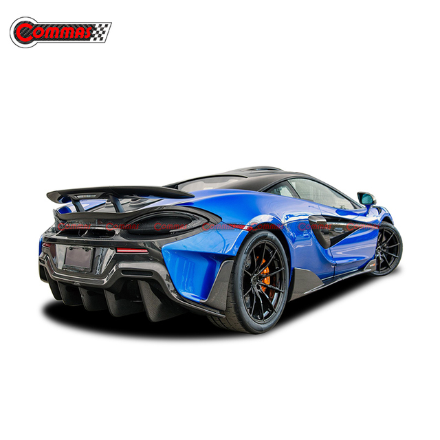 Difusor de labio de parachoques trasero de fibra de carbono estilo OEM para Mclaren 600LT