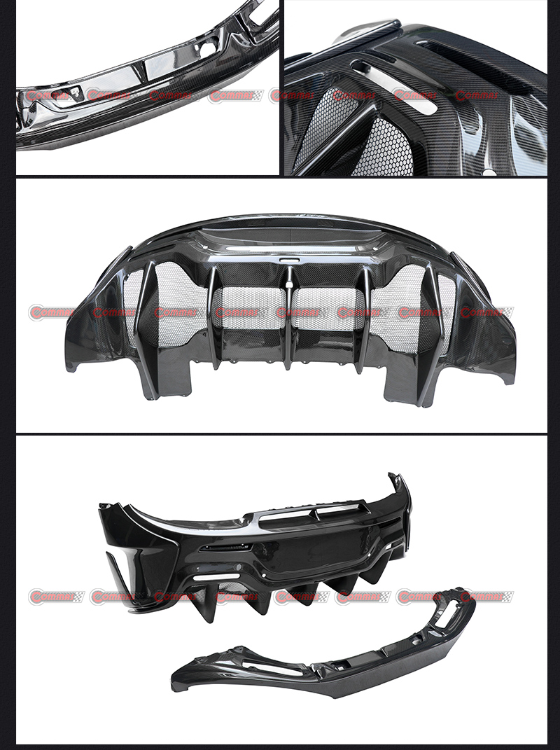 parachoques trasero mclaren 600lt