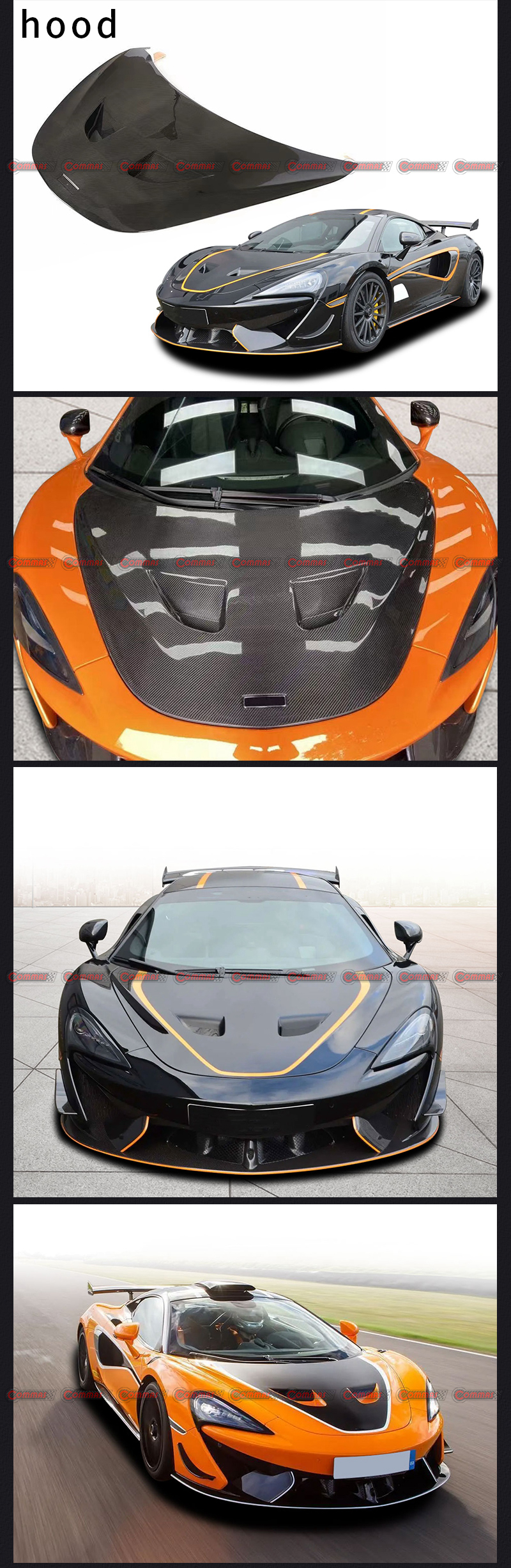 mclaren 540c 570s 620r motorcubrir