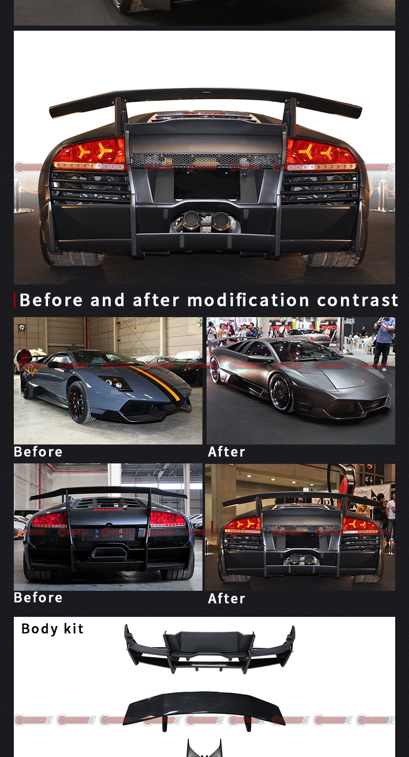 kit de carrocer&iacute;a estilo velo lambroghini mercielago