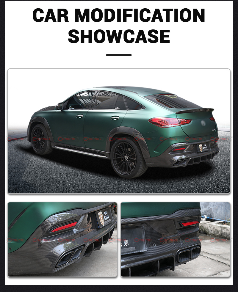 Difusor trasero topcar para mercedes benz gle