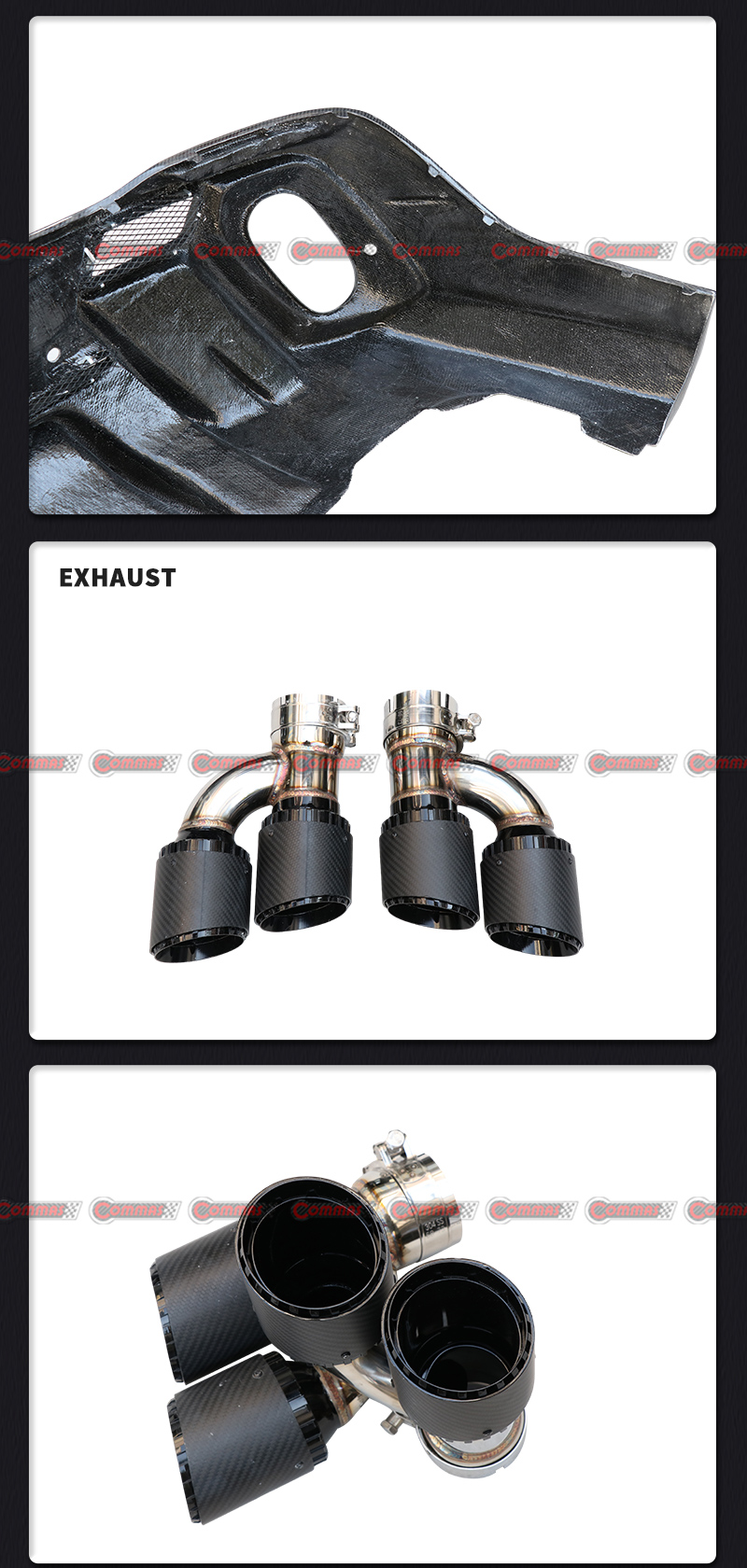 mercedes benz gle larte difusor trasero