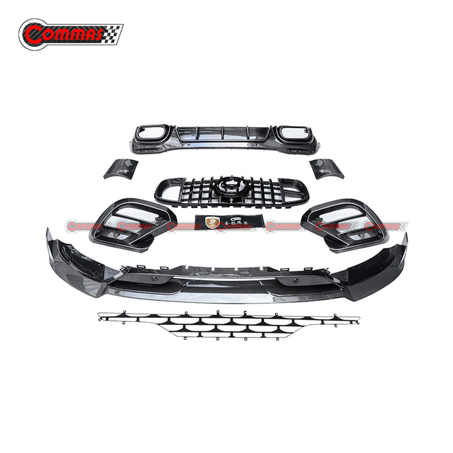 Kit de carrocería de fibra de carbono estilo Brabus 800 para Mercedes Benz GLE Coupe 350 450 63