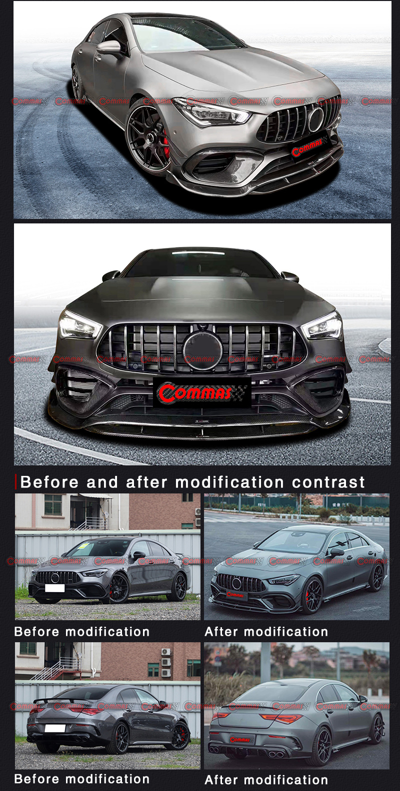 kit de carrocer&iacute;a mercedes benz w118