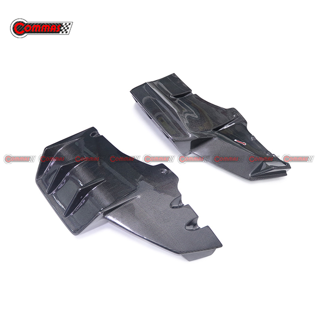 Difusor de parachoques trasero de fibra de carbono estilo Rowen para Lambroghini Huracan LP610