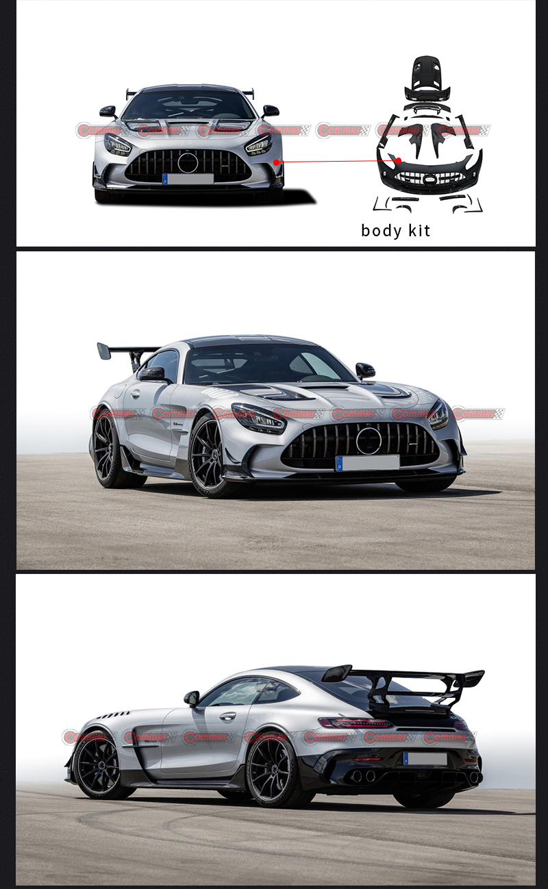 kit de carrocer&iacute;a mercedes benz amg gt serie negra