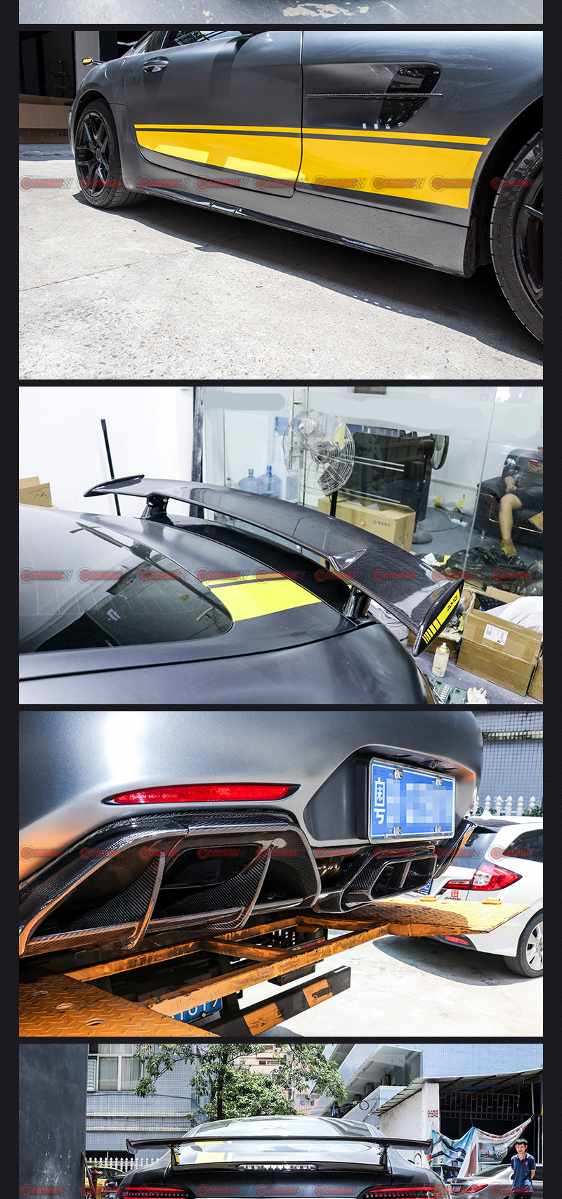 kit de carrocer&iacute;a estilo gtr para amg gt