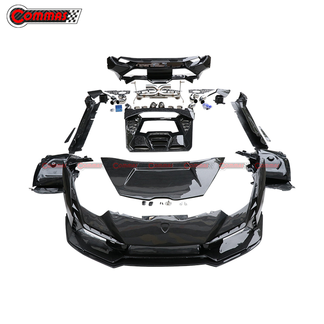 Kit de carrocería Tecnica Dry de fibra de carbono para Lambroghini Huracan