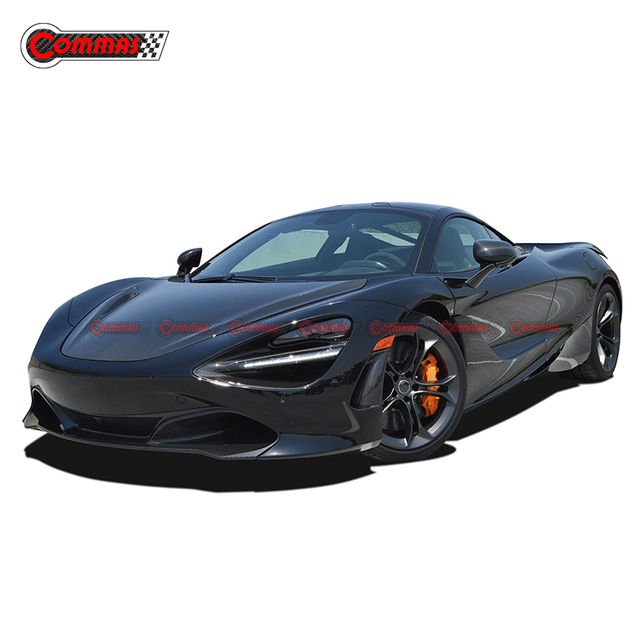 Cubierta de motor delantera de fibra de carbono seca estilo OEM para Mclaren 720S