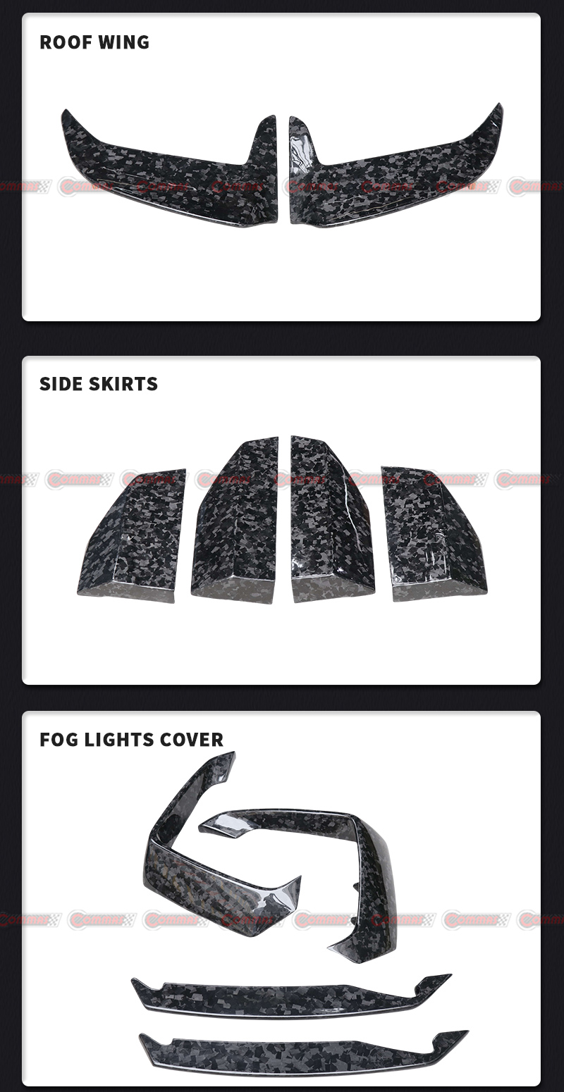 Kit de carrocer&iacute;a de fibra de carbono forjada Audi RSQ8