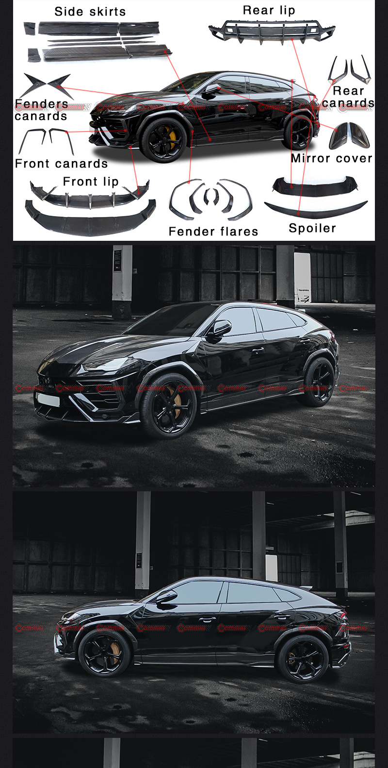 kit de carrocer&iacute;a estilo topcar para lambroghini urus