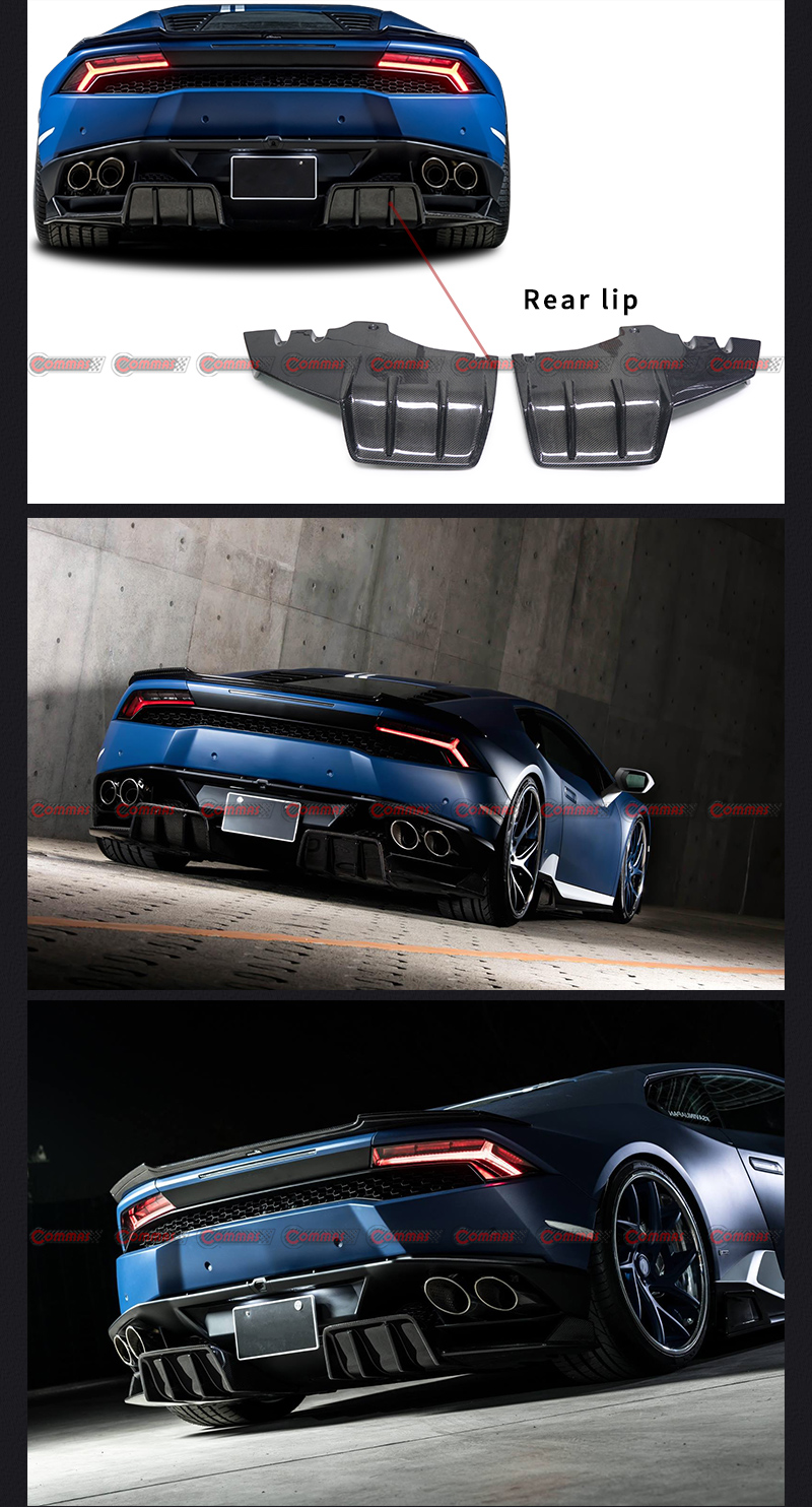 Parachoques trasero Rowen para lambroghini huracan