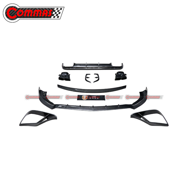 Kit de carrocería de fibra de carbono estilo Brabus para Mercedes Benz Clase S C217