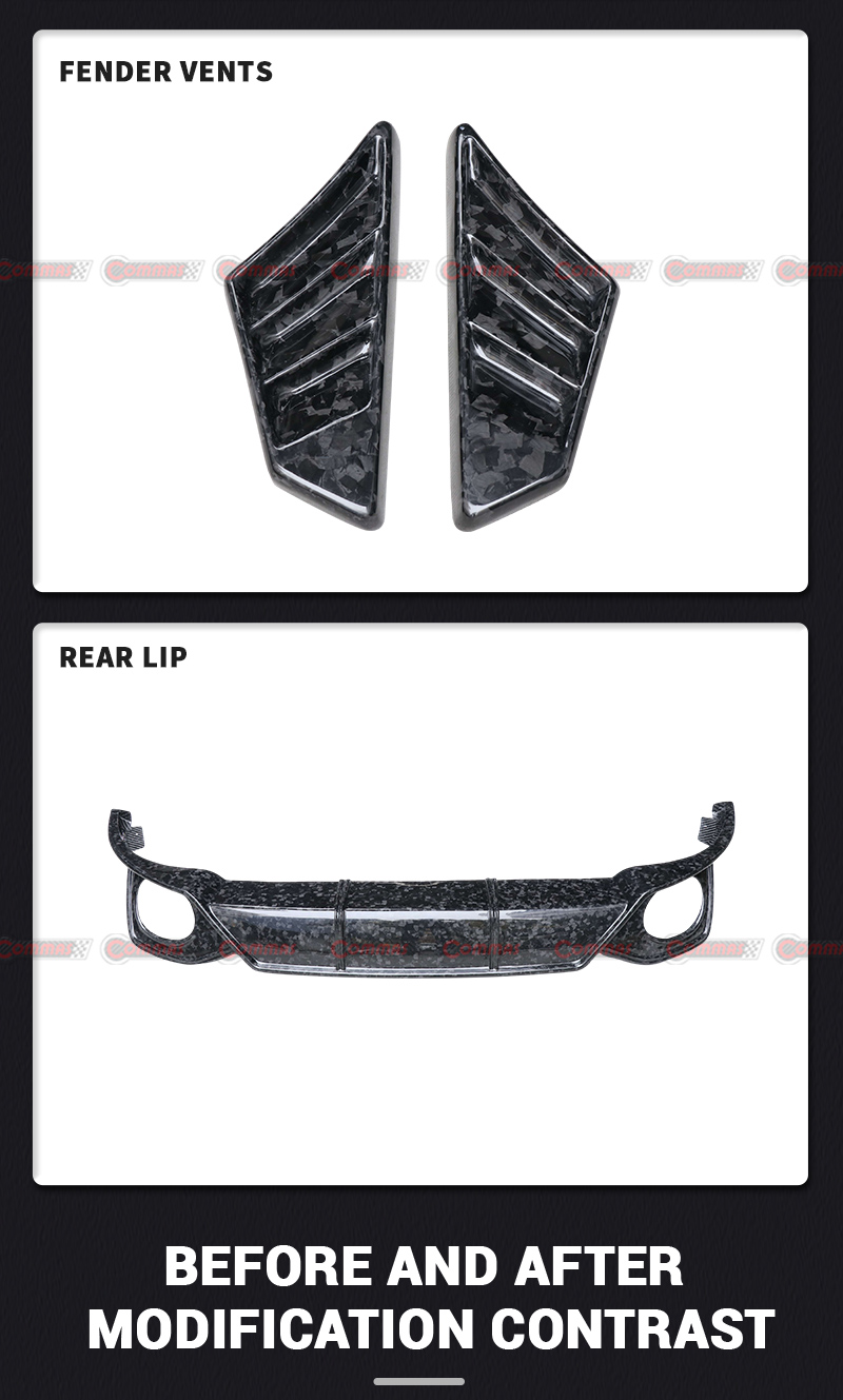 Kit de carrocer&iacute;a de fibra de carbono forjada Audi RSQ8