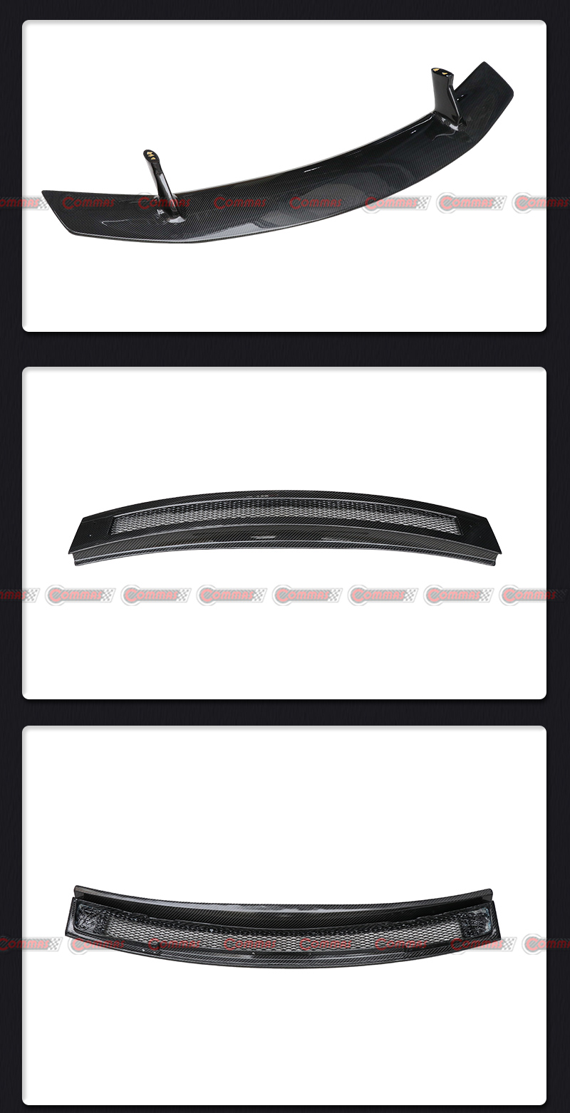 Aler&oacute;n trasero de fibra de carbono seco Audi R8