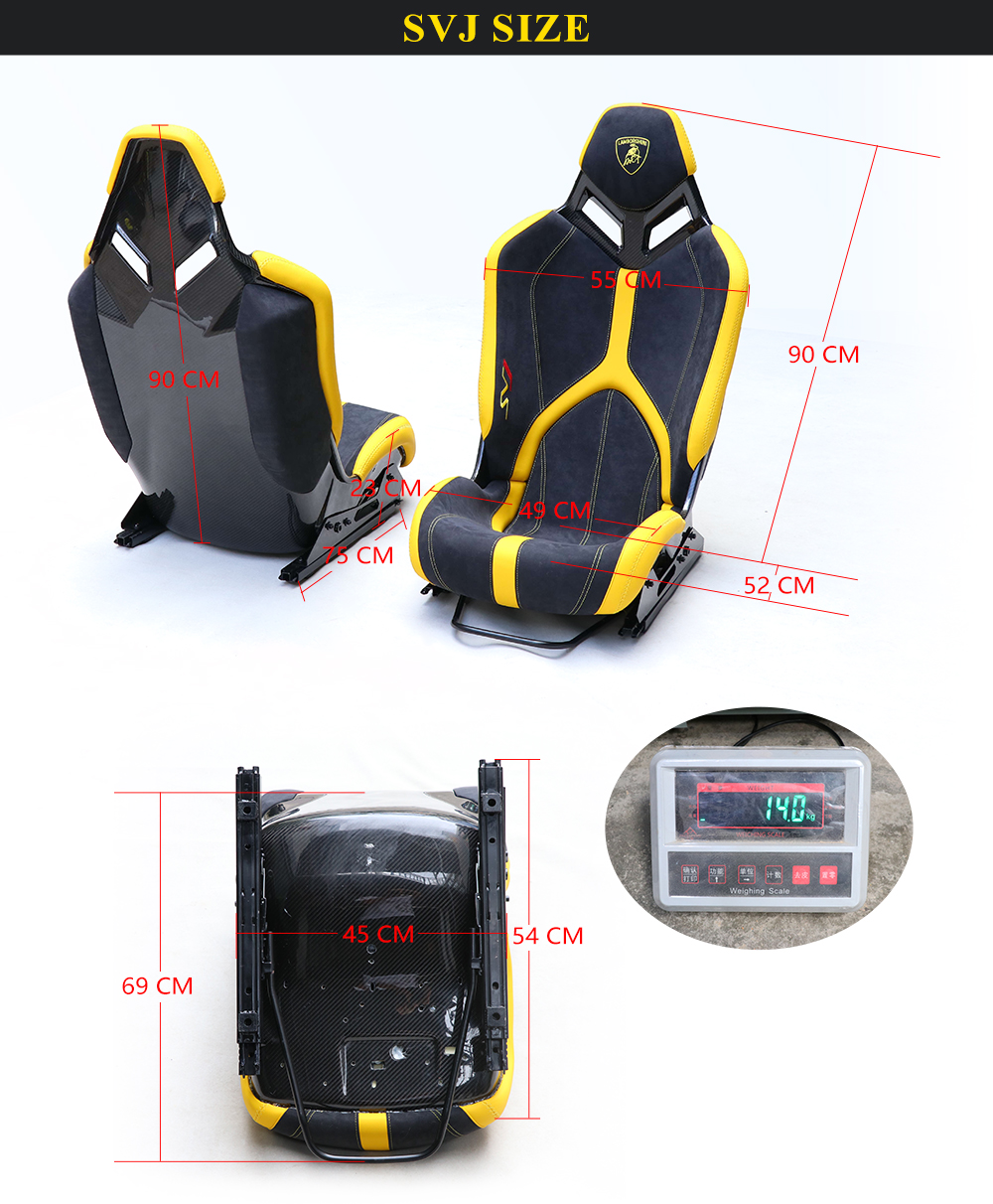 asiento lambroghini aventador svj 