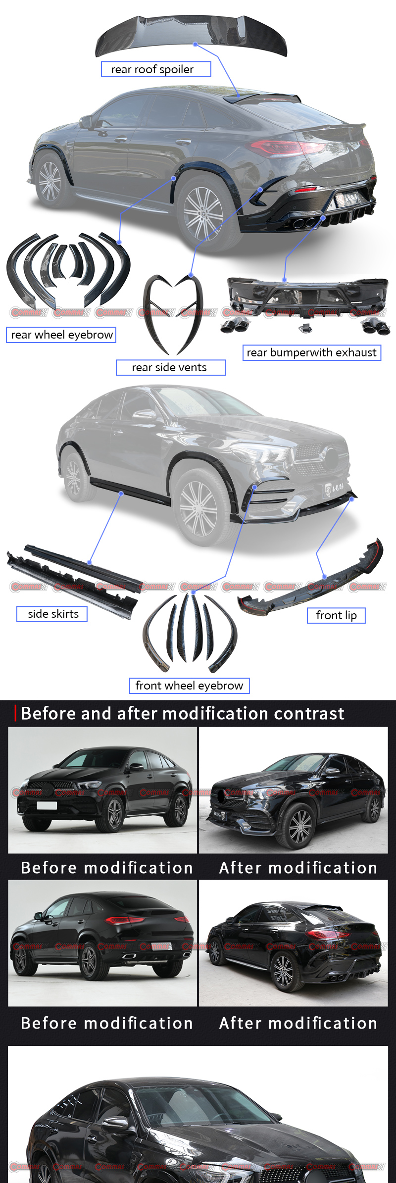 kit de carrocer&iacute;a mansory mercedes benz gle