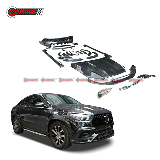 Kit de carrocería de fibra de carbono estilo Topcar para Mercedes Benz GLE Coupe C167