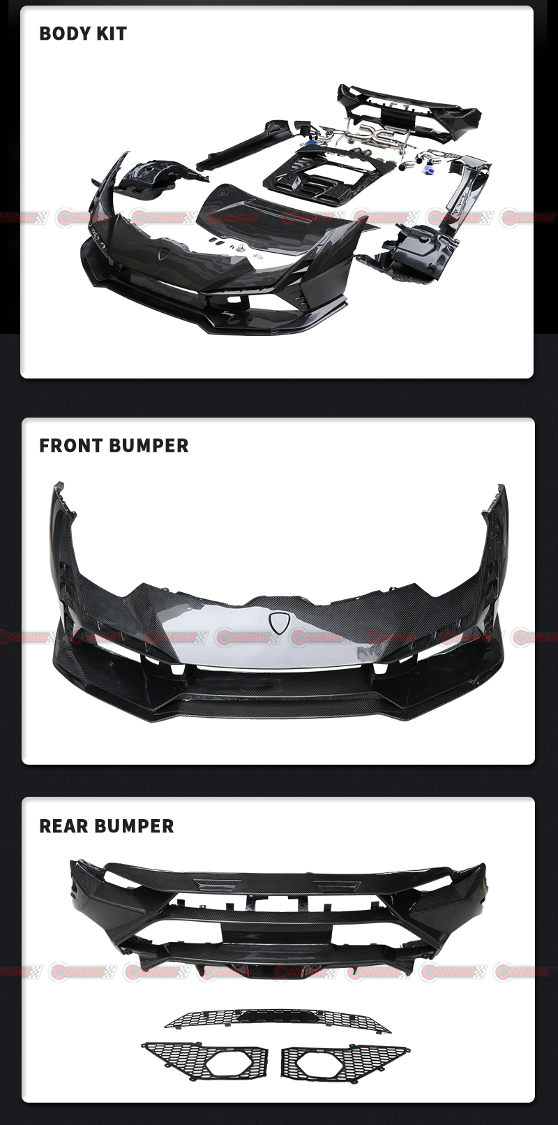 Kit de carrocer&iacute;a Tecnica para Lambroghini Huracan