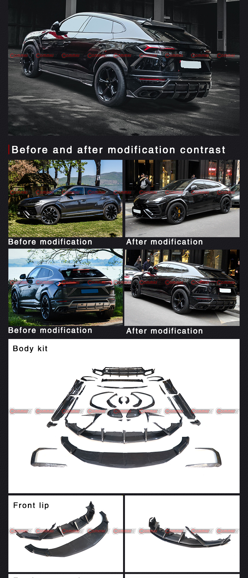 kit de carrocer&iacute;a estilo topcar para lambroghini urus