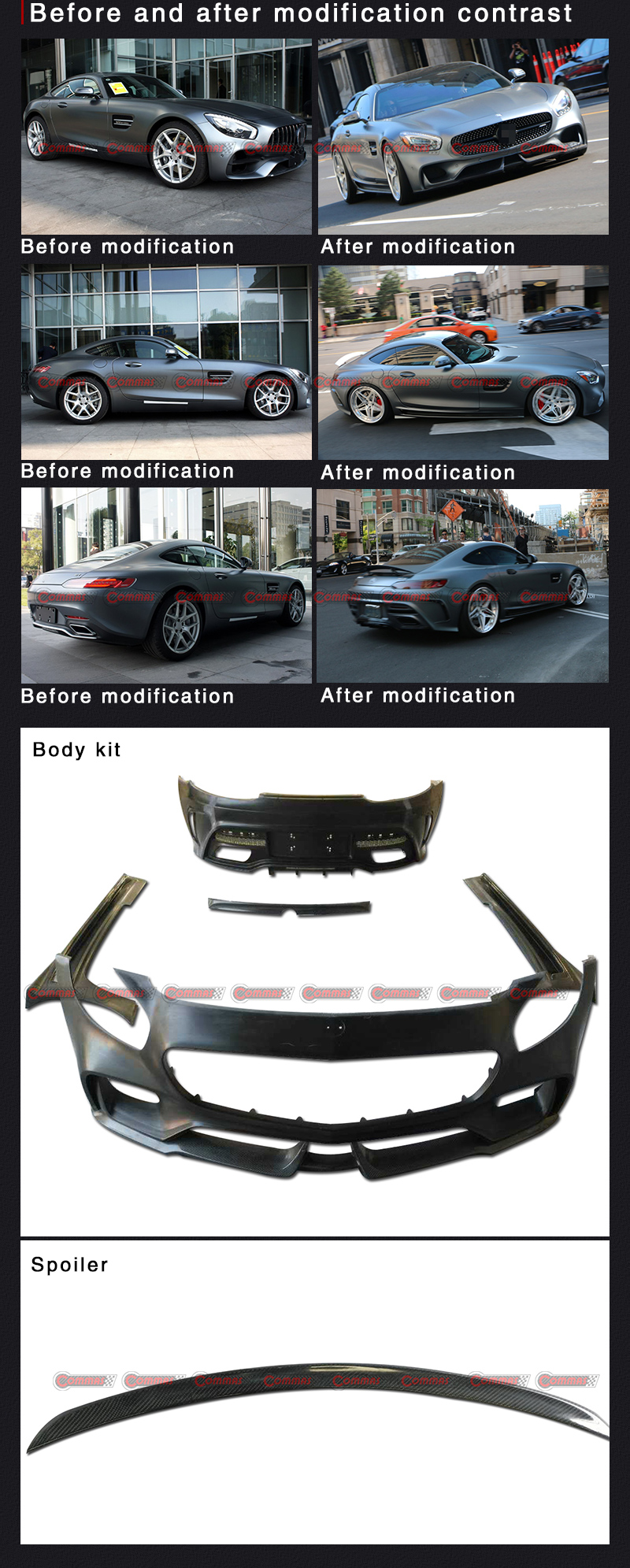 kit de carrocer&iacute;a estilo wald mercedes benz amg gt gts