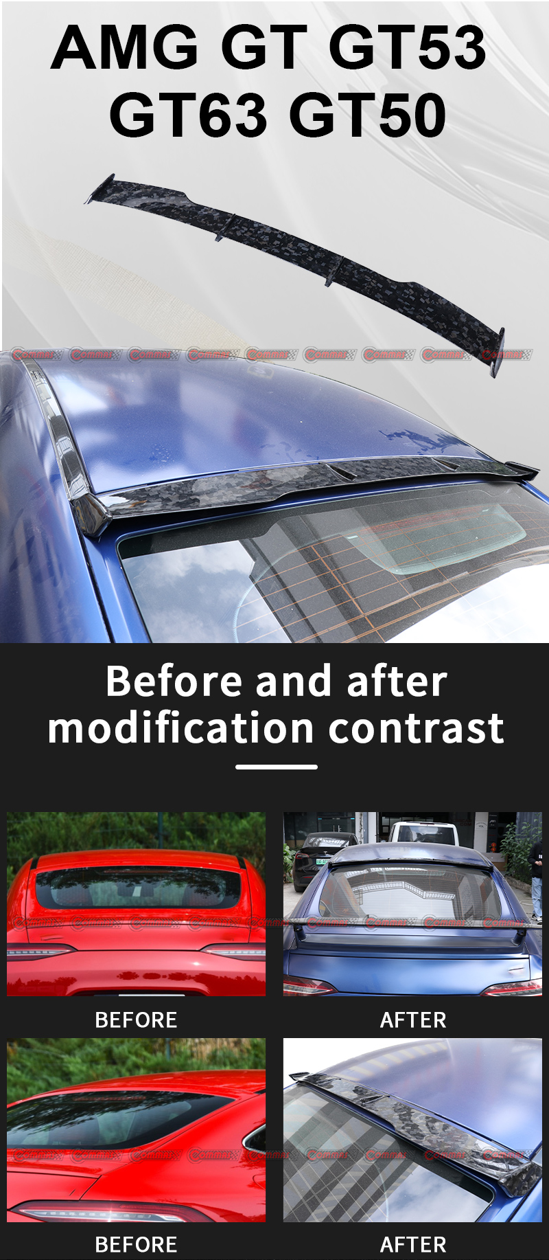 larte techo ala mercedes benz amg gt