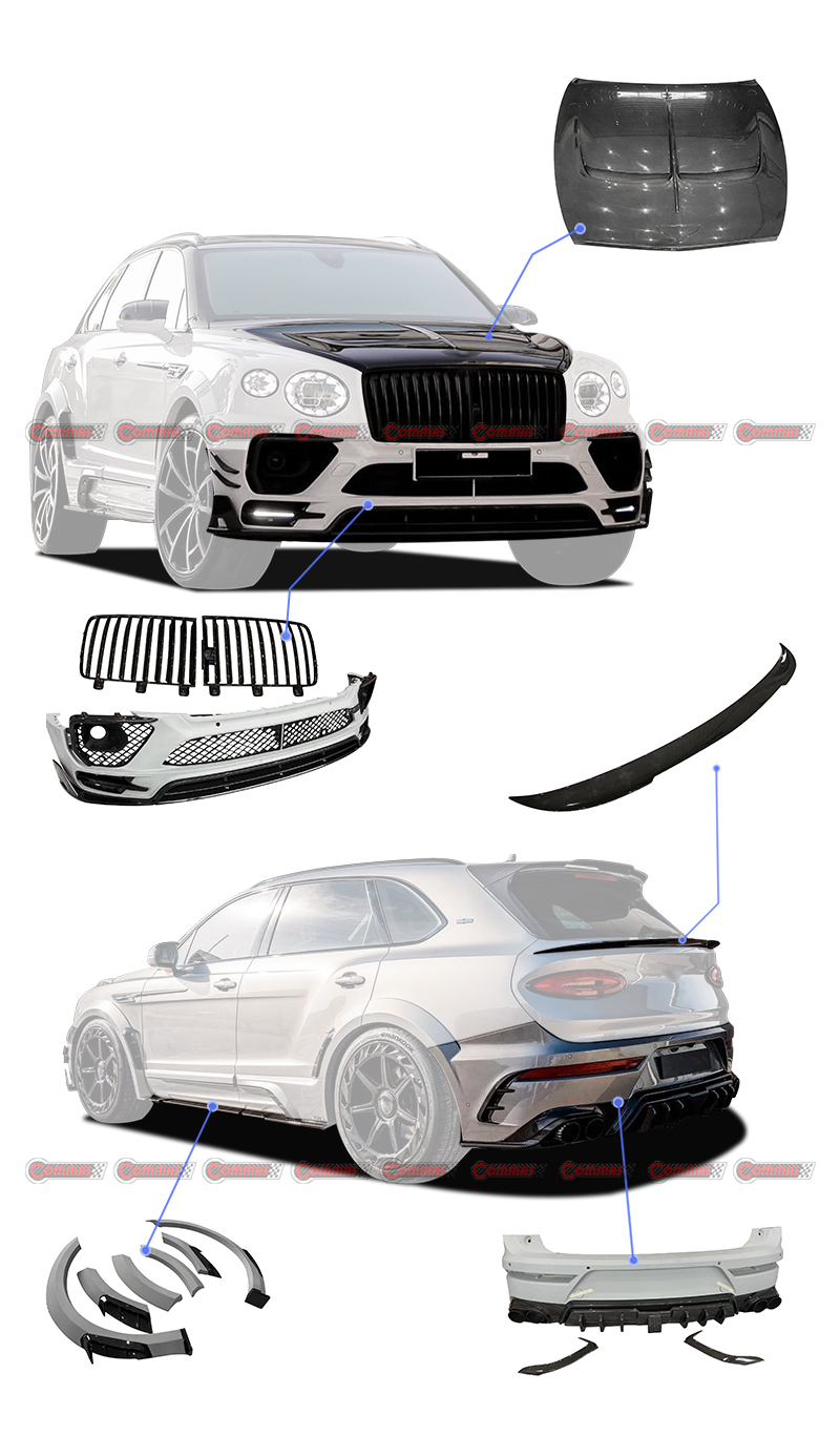 kit de carrocer&iacute;a mansory doblado bentayga