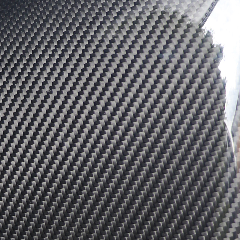 Fibra de carbono de alto brillo