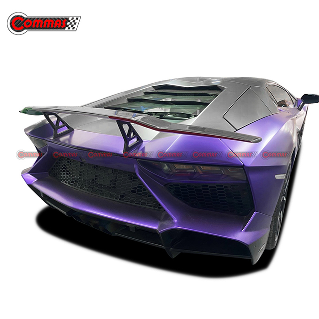 Alerón trasero de fibra de carbono estilo Mansory para Lamborghini Aventador Lp700