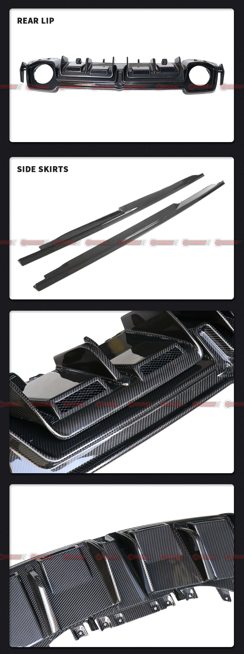 Kit de carrocer&iacute;a de fibra de carbono Audi R8