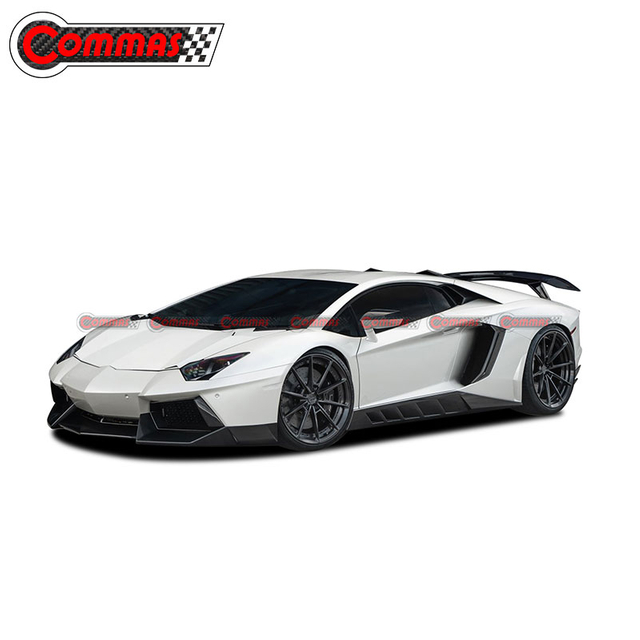 Labio delantero de fibra de carbono estilo Novitec para Lamborghini Aventador LP700