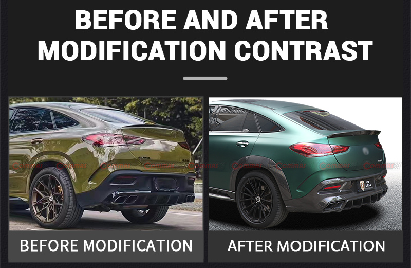 Difusor trasero topcar para mercedes benz gle