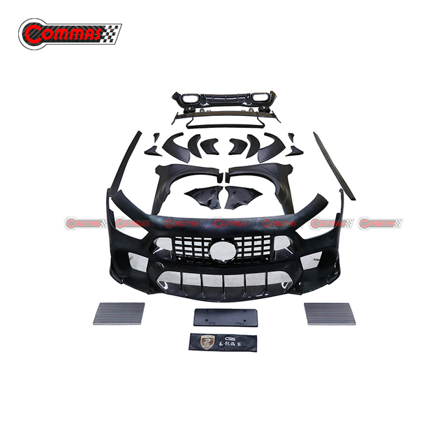 Kit de cuerpo ancho de fibra de carbono estilo Brabus G900 para Mercedes Benz AMG GT