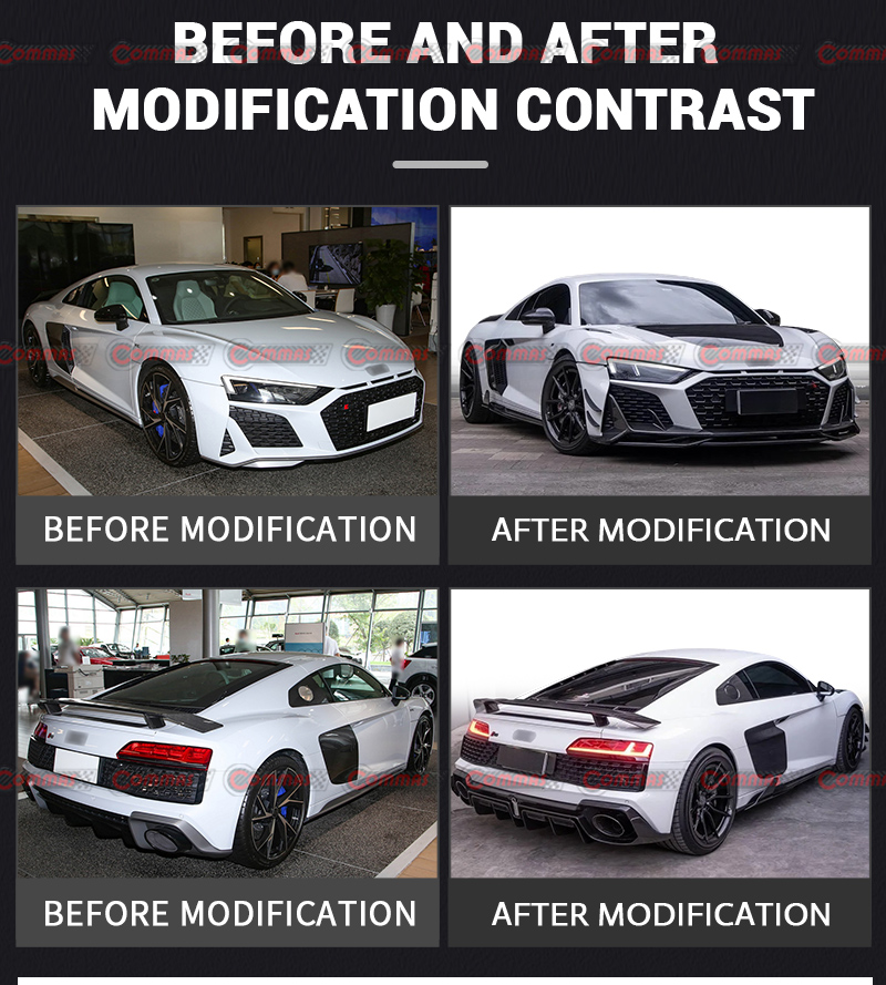 Kit de carrocer&iacute;a de fibra de carbono Audi R8