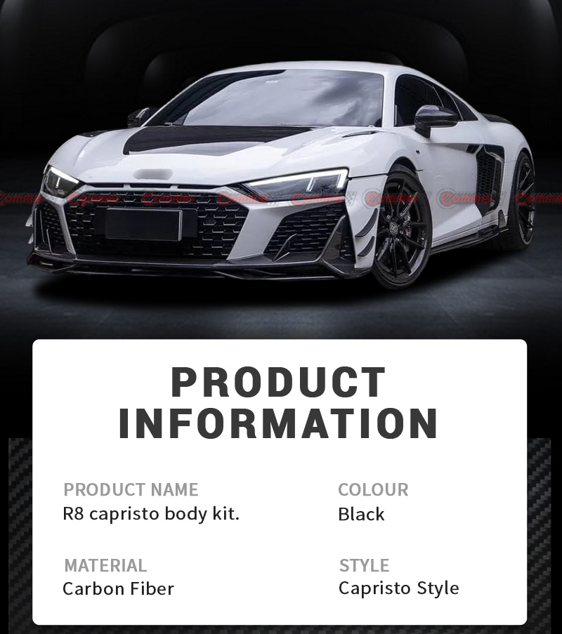 Kit de carrocer&iacute;a de fibra de carbono Audi R8