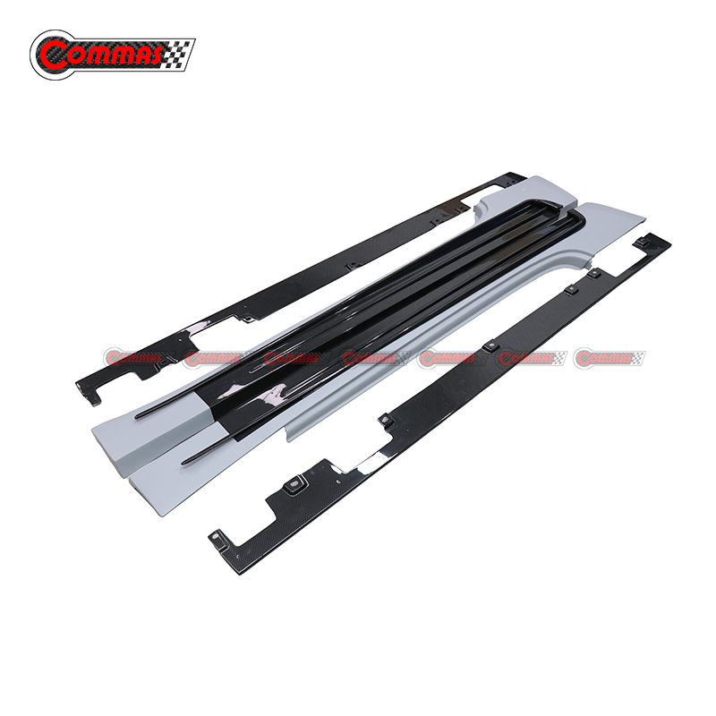 Faldones laterales de fibra de carbono secos Rolls Royce Wraith