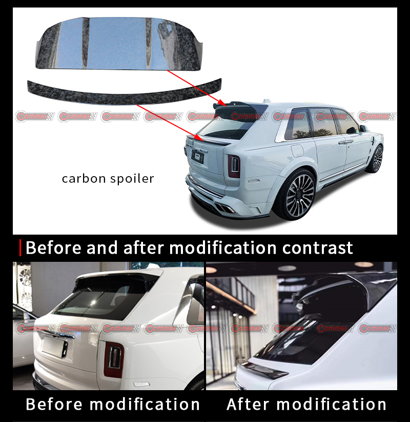 rolls royce culinan aler&oacute;n trasero mansory