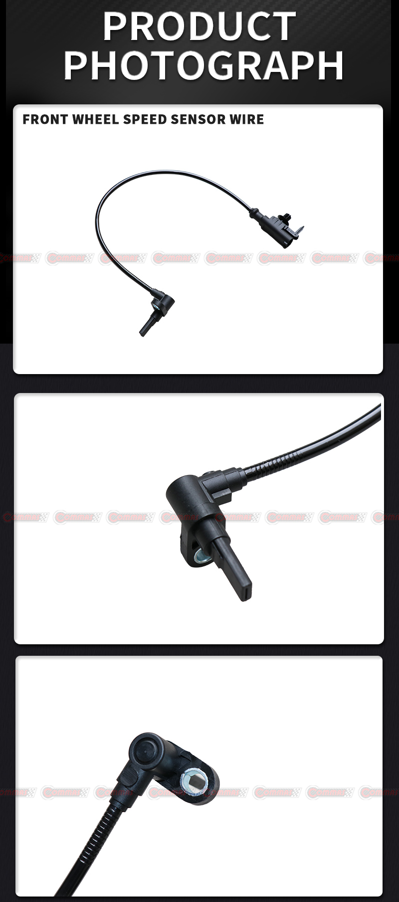 Mclaren 650 540 72 Oem Cable del sensor de velocidad de la rueda delantera