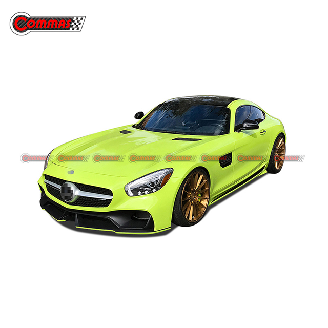 Kit de carrocería de fibra de carbono estilo Wald para Mercedes Benz AMG GT GTS