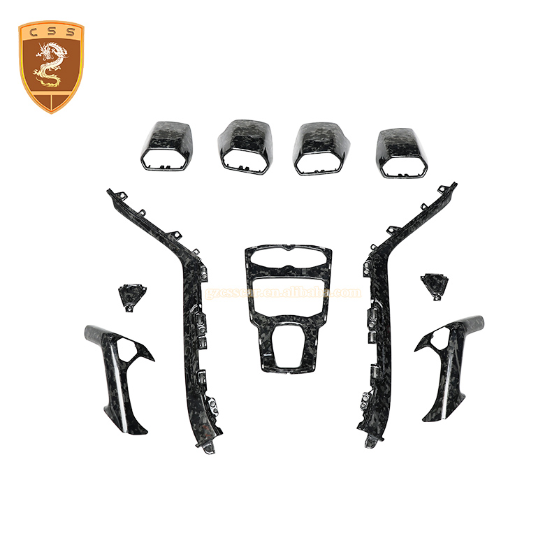 Para Lamborghini Huracan LP610 conjunto interior de coche de fibra de carbono seco