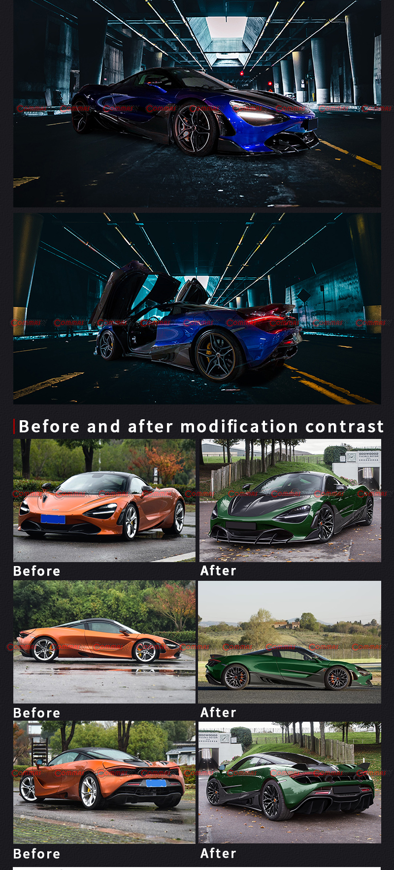 kit de carrocer&iacute;a mclaren 720s topcar